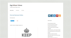 Desktop Screenshot of ezginihanyilmaz.com